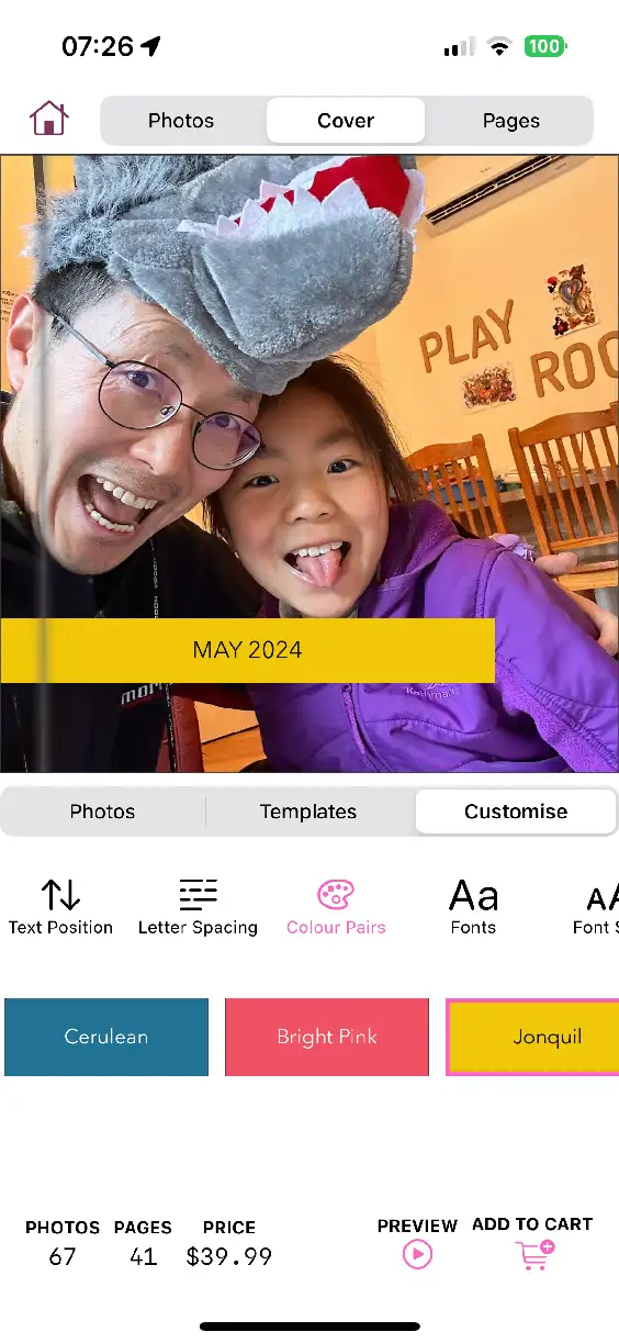 Keepers Book Page Designer screenshot